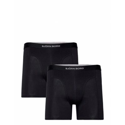 Lyocell Boxer 2P *Villkorat Erbjudande Boxerkalsonger Svart Björn Borg