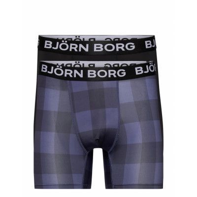 Performance Boxer 2P Boxerkalsonger Multi/mönstrad *Villkorat Erbjudande Björn Borg