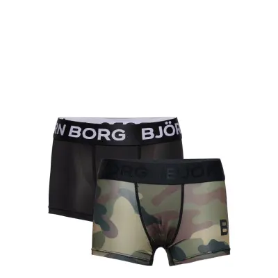 Performance Boxer 2P Night & Underwear Underwear Underpants Multi/mönstrad Björn Borg