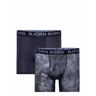Performance Boxer 2P Sport Boxers Blue Björn Borg
