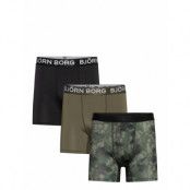 Björn Borg Performance Boxer 3P Khaki Green