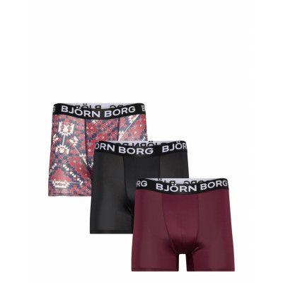 Performance Boxer 3P Boxerkalsonger Multi/mönstrad Björn Borg