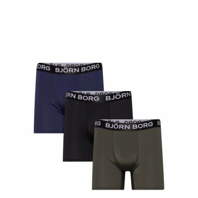 Performance Boxer 3P Boxerkalsonger Multi/mönstrad Björn Borg