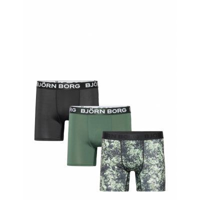 Performance Boxer 3P Sport Boxers Multi/patterned Björn Borg