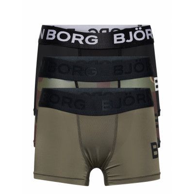 Performance Boxer 3P Night & Underwear Underwear Underpants Grön Björn Borg