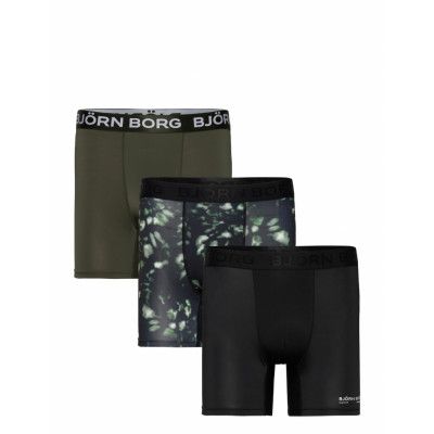 Performance Boxer 3P Sport Boxers Black Björn Borg