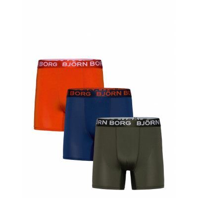 Performance Boxer 3P Sport Boxers Green Björn Borg