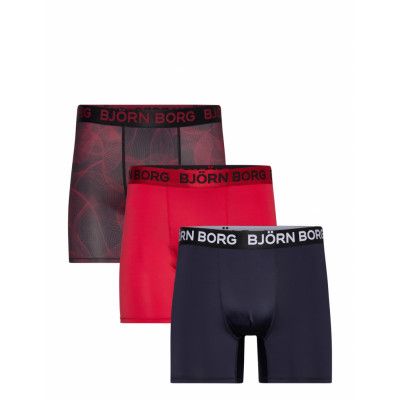 Björn Borg Performance Boxer 3P Multi/patterned