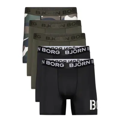 Performance Boxer 5P *Villkorat Erbjudande Boxerkalsonger Svart Björn Borg