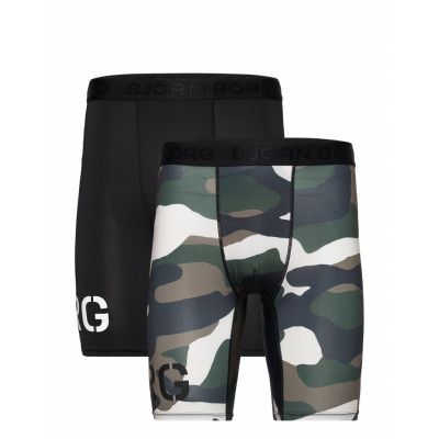 Performance Boxer Long Leg 2P Boxerkalsonger Multi/mönstrad Björn Borg
