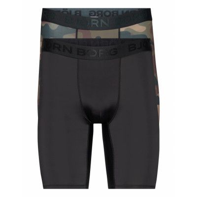 Performance Boxer Long Leg 2P Boxerkalsonger Svart Björn Borg