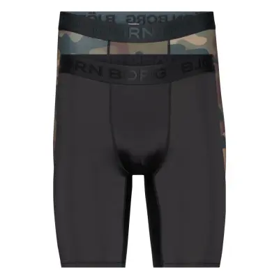 Performance Boxer Long Leg 2P Boxerkalsonger Svart Björn Borg