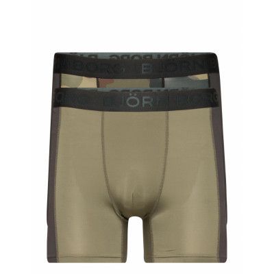 Performance Boxer Panel 2P Boxerkalsonger Grön Björn Borg