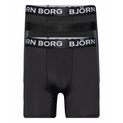 Performance Boxer Panel 3P Boxerkalsonger Svart Björn Borg