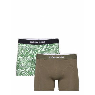 Björn Borg Premium Cotton Stretch Boxer 2P Khaki Green