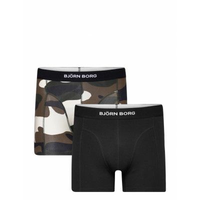 Premium Cotton Stretch Boxer 2P Boxerkalsonger Multi/patterned Björn Borg