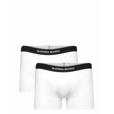 Premium Cotton Stretch Boxer 2P *Villkorat Erbjudande Boxerkalsonger Vit Björn Borg