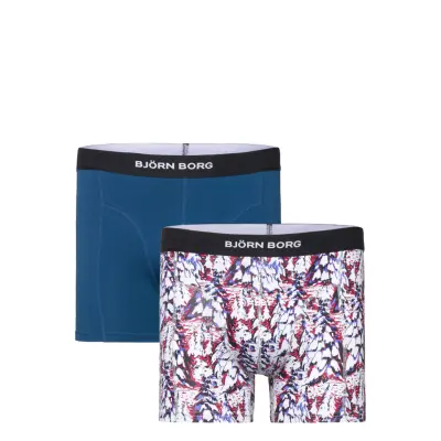 Premium Cotton Stretch Boxer 2P Boxerkalsonger Navy Björn Borg