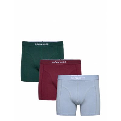 Björn Borg Premium Cotton Stretch Boxer 3P Blå