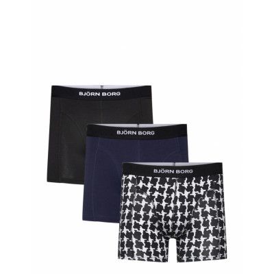 Premium Cotton Stretch Boxer 3P Boxerkalsonger Multi/patterned Björn Borg