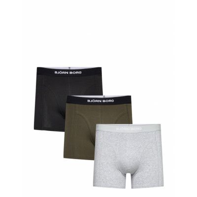Premium Cotton Stretch Boxer 3P Boxerkalsonger Multi/mönstrad Björn Borg
