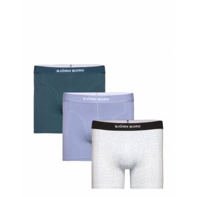 Premium Cotton Stretch Boxer 3P Boxerkalsonger White Björn Borg
