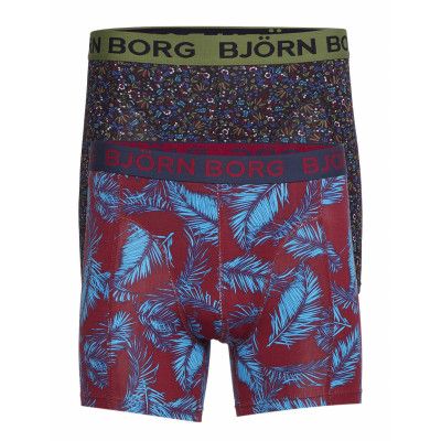 Shorts Bb Ny Palmleaf & Bb Tiny Flower 2P Boxerkalsonger Multi/mönstrad Björn Borg