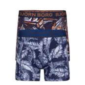 Shorts Bb Palmleaf & Bb La Skyskraper 2p Boxerkalsonger Blå Björn Borg
