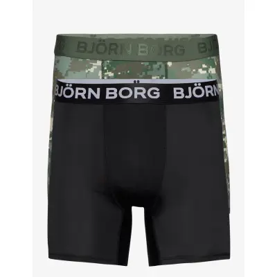 Shorts Per Bb Digital Woodland Boxerkalsonger Grön Björn Borg