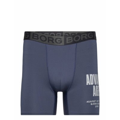 Shorts Philip Bb Placed Text Boxerkalsonger Blå Björn Borg