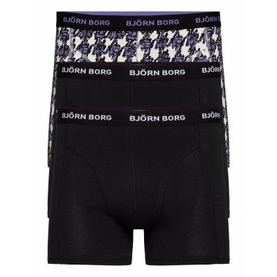 Shorts Sammy Bb Houndstooth Boxerkalsonger Svart Björn Borg
