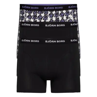 Shorts Sammy Bb Houndstooth Boxerkalsonger Svart Björn Borg