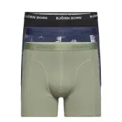 Shorts Sammy Bb Winter Print Xmas Boxerkalsonger Grön Björn Borg