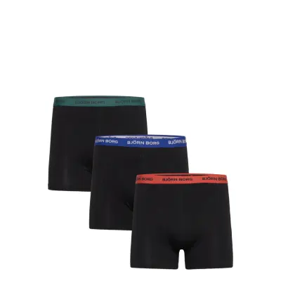 Björn Borg Cotton Stretch Boxer 3P Svart