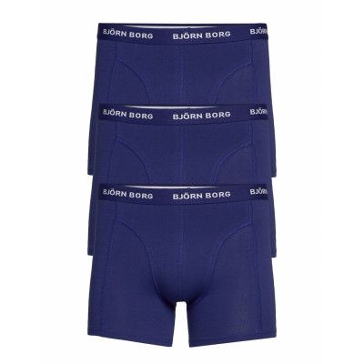 Cotton Stretch Boxer 3P *Villkorat Erbjudande Boxerkalsonger Blå Björn Borg