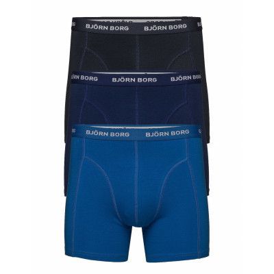 Cotton Stretch Boxer 3P *Villkorat Erbjudande Boxerkalsonger Blå Björn Borg