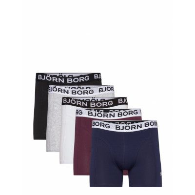 Cotton Stretch Boxer 5P *Villkorat Erbjudande Boxerkalsonger Multi/mönstrad Björn Borg