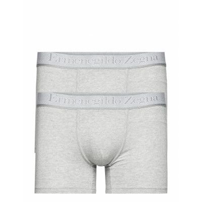 Black Boxer Bipack Boxerkalsonger Grå Ermenegildo Zegna