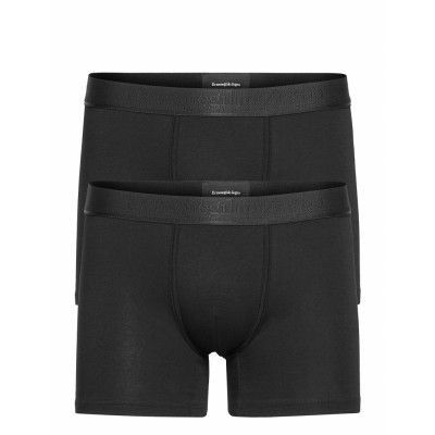 Black Boxers - Bi Pack Boxerkalsonger Svart Ermenegildo Zegna