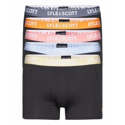 Booker 5 Pack Trunks + 5 Pack Socks *Villkorat Erbjudande Underwear Socks Regular Socks Svart Lyle & Scott