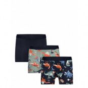 Boxer 3 Pack Elastic Aop Night & Underwear Underwear Underpants Multi/patterned Lindex