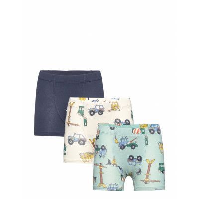 Lindex Boxer 3 Pack Hidden Elastic Ao Multi/patterned