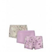 Lindex Boxer 3 Pack Romantic Forest Lila