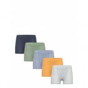 Lindex Boxer 5 Pack Hidden Elastic So Grön