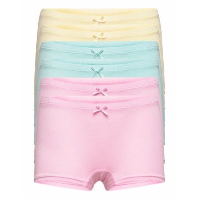 Boxer 6 P Solid Night & Underwear Underwear Panties Rosa Lindex