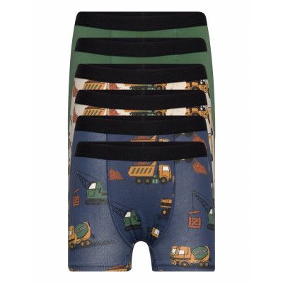 Boxer Aop Vehicles Builders 6 Night & Underwear Underwear Underpants Multi/mönstrad Lindex