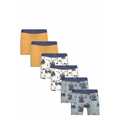 Boxer Aop Vehicles Builders 6P Night & Underwear Underwear Underpants Multi/mönstrad Lindex