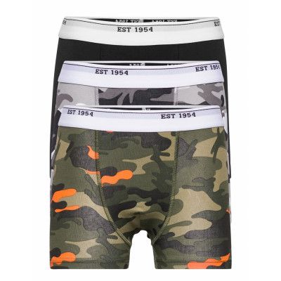 Boxer Bb 3P Cammo Night & Underwear Underwear Underpants Multi/mönstrad Lindex