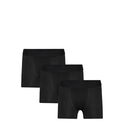 Lindex Boxer Bb Nyc Solid 3 Pack Svart