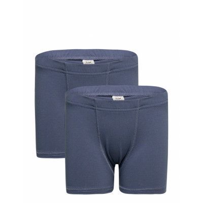 Boxer Boy 2-Pack Night & Underwear Underwear Underpants Marinblå Müsli By Green Cotton